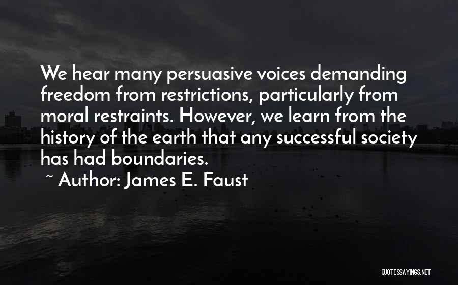 Learn From History Quotes By James E. Faust