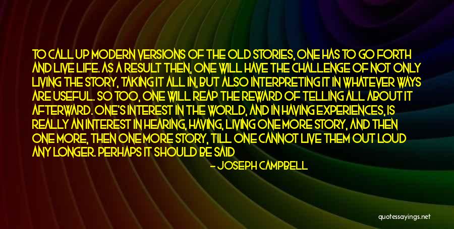 Learn From Life Experiences Quotes By Joseph Campbell