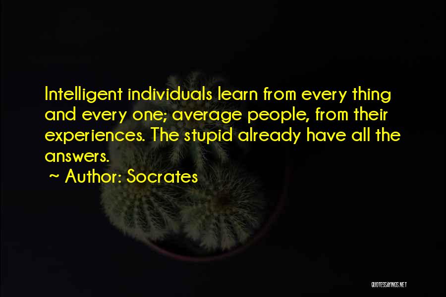 Learn From Life Experiences Quotes By Socrates
