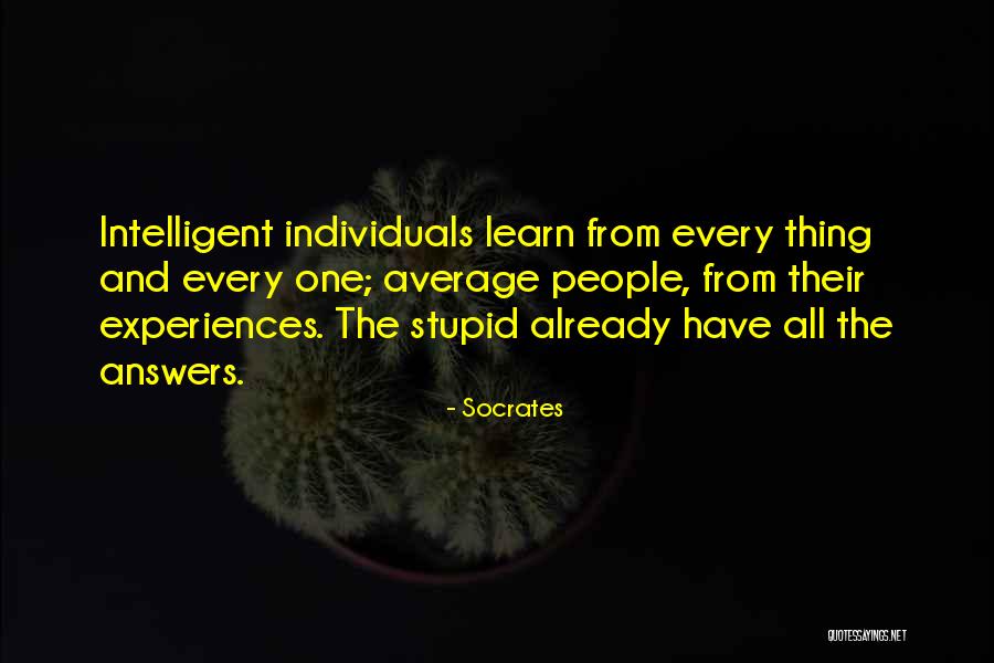 Learn From Life Experiences Quotes By Socrates