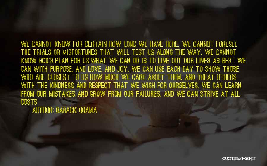 Learn From Mistakes Love Quotes By Barack Obama