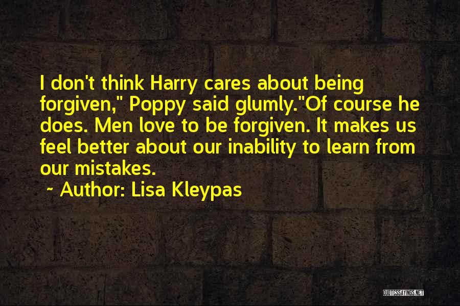 Learn From Mistakes Love Quotes By Lisa Kleypas