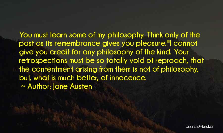 Learn From My Past Quotes By Jane Austen