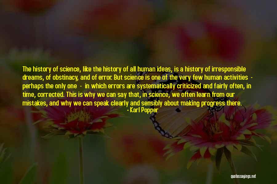 Learn From Our Mistakes Quotes By Karl Popper Learn From Our Mistakes Quotes By Karl Popper