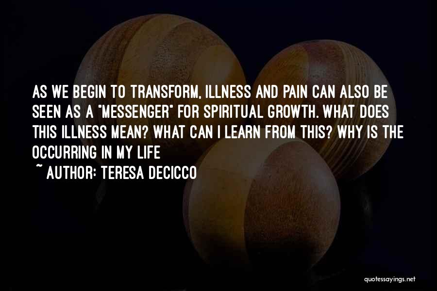 Learn From Pain Quotes By Teresa DeCicco