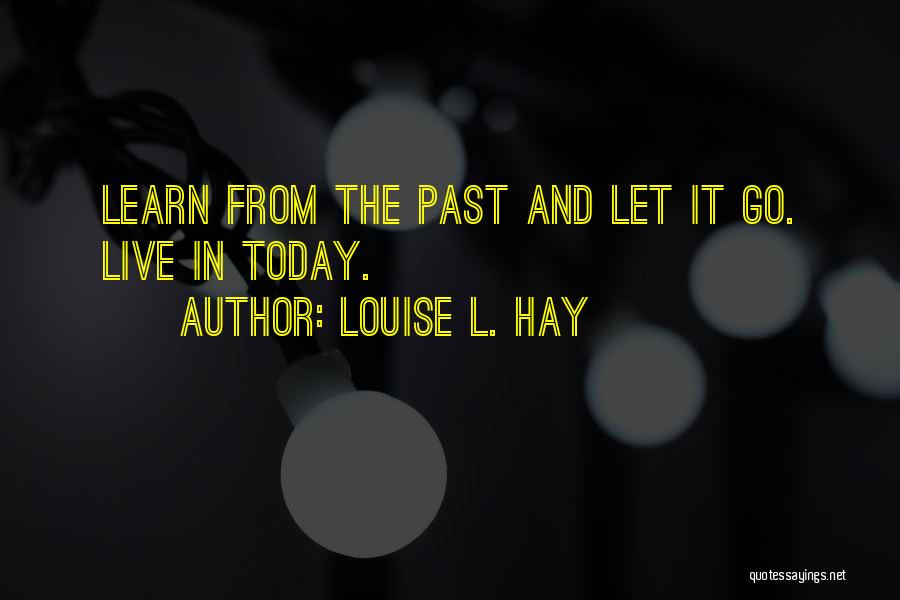 Learn From Past Quotes By Louise L. Hay