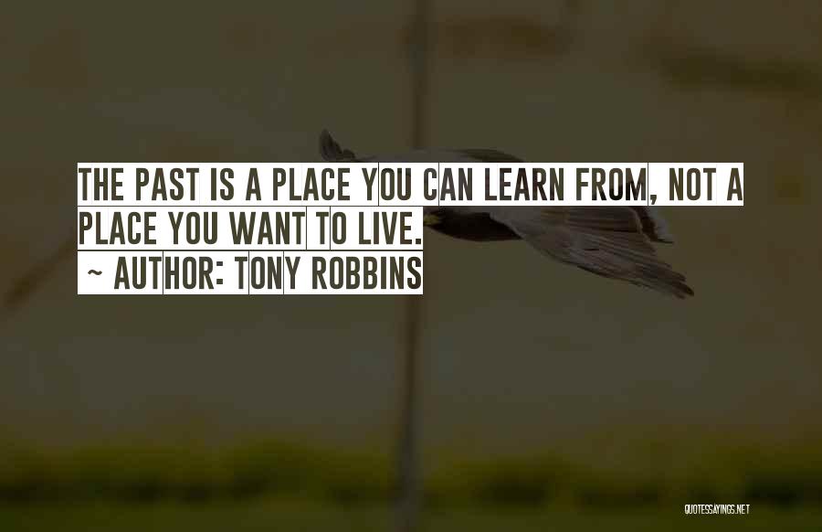 Learn From Past Quotes By Tony Robbins