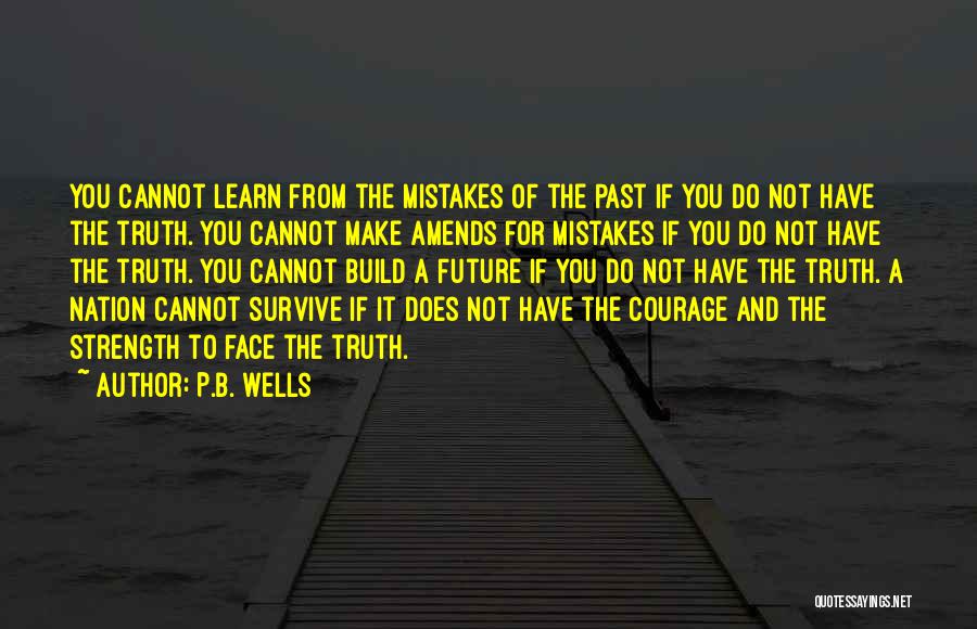 Learn From The Past For The Future Quotes By P.B. Wells