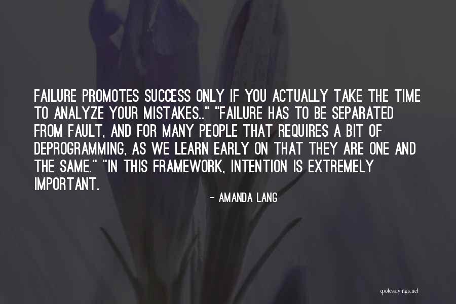 Learn From Your Failure Quotes By Amanda Lang Learn From Your Failure Quotes By Amanda Lang
