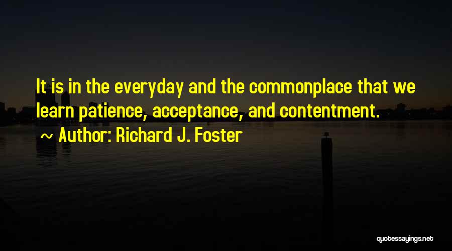 Learn Something Everyday Quotes By Richard J. Foster