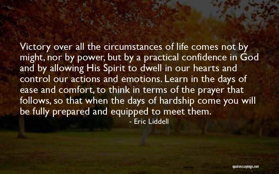 Learn To Control Your Emotions Quotes By Eric Liddell