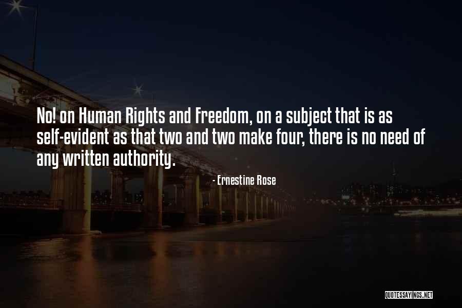 Learn To Discern Compendium Quotes By Ernestine Rose