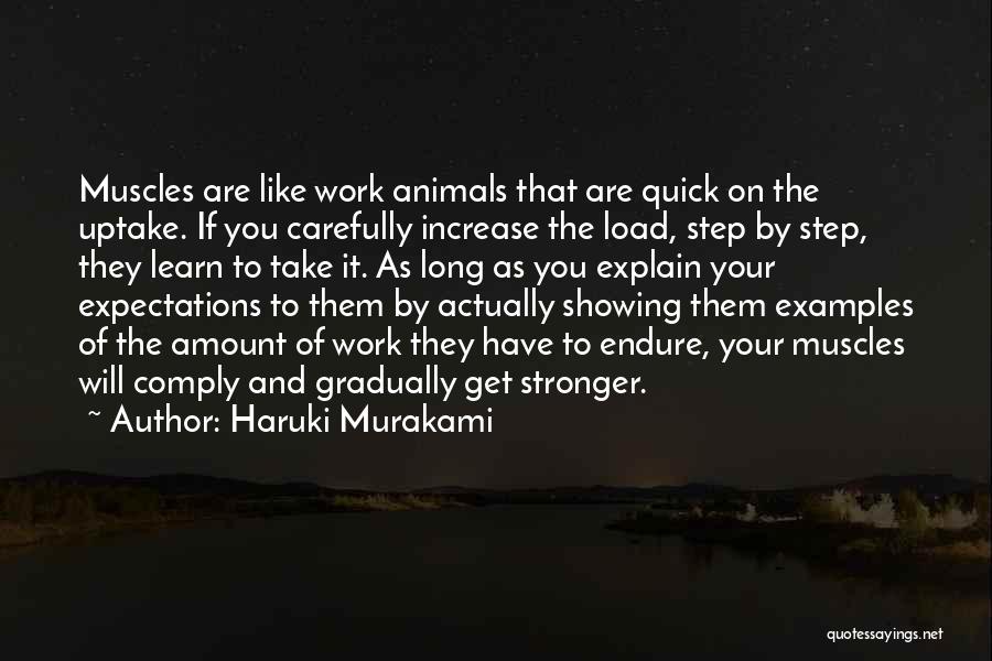 Learn To Endure Quotes By Haruki Murakami
