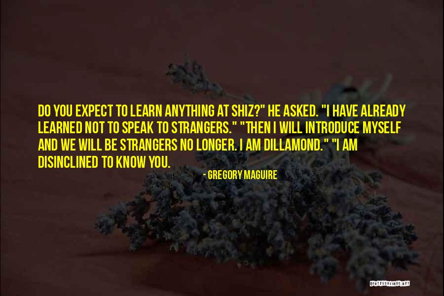 Learn To Expect Nothing Quotes By Gregory Maguire