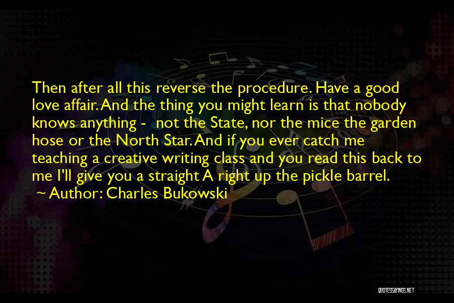 Learn To Give Back Quotes By Charles Bukowski