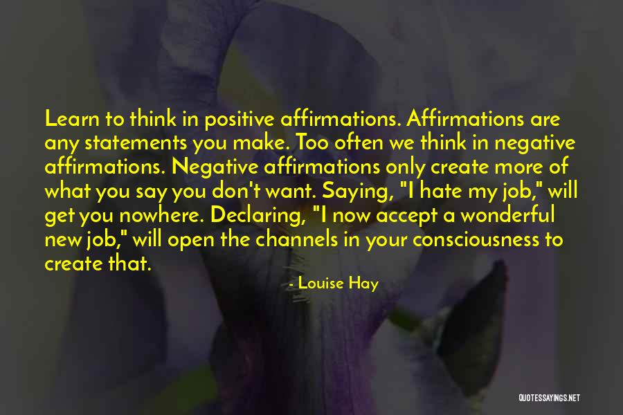 Learn To Hate Quotes By Louise Hay Learn To Hate Quotes By Louise Hay
