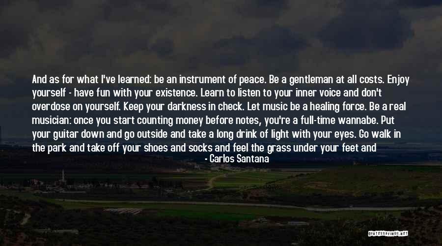 Learn To Let Go And Let Be Quotes By Carlos Santana Learn To Let Go And Let Be Quotes By Carlos Santana