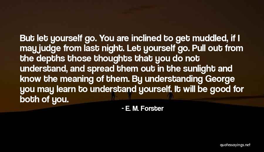 Learn To Let Go And Let Be Quotes By E. M. Forster