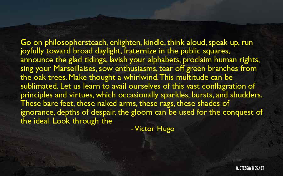 Learn To Let Go And Let Be Quotes By Victor Hugo