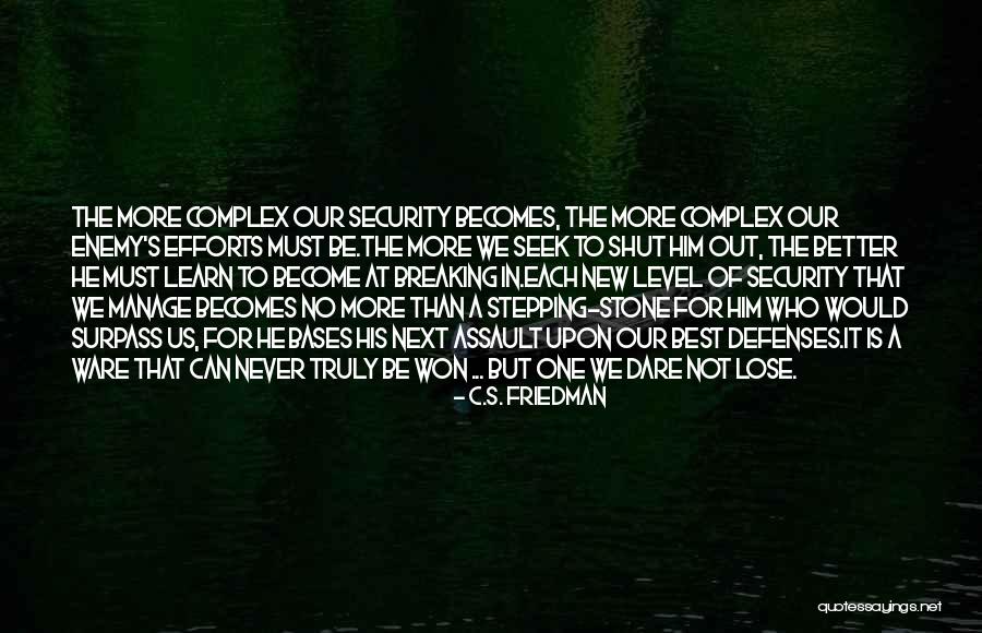 Learn To Lose Quotes By C.S. Friedman