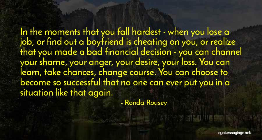 Learn To Lose Quotes By Ronda Rousey