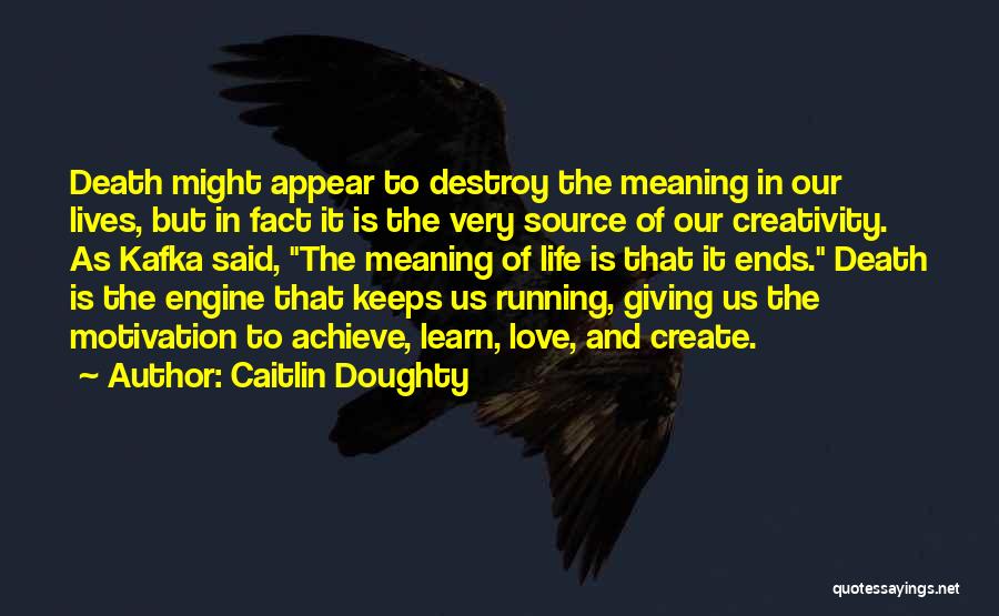 Learn To Love Life Quotes By Caitlin Doughty