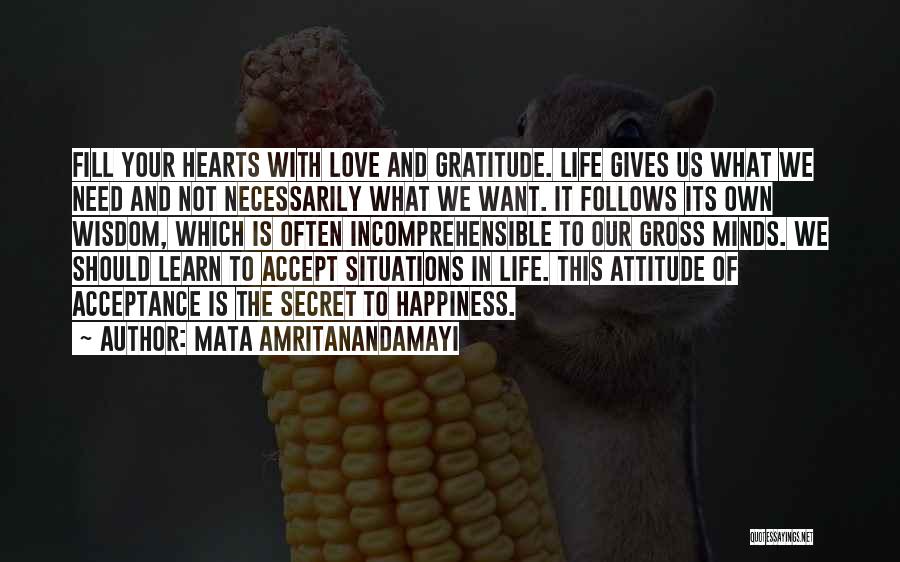 Learn To Love Your Life Quotes By Mata Amritanandamayi