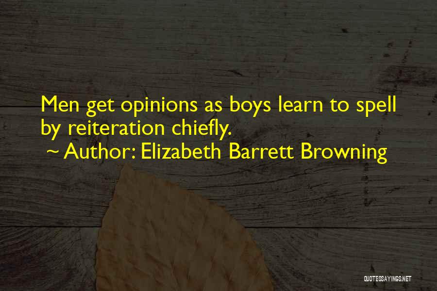 Learn To Spell Quotes By Elizabeth Barrett Browning