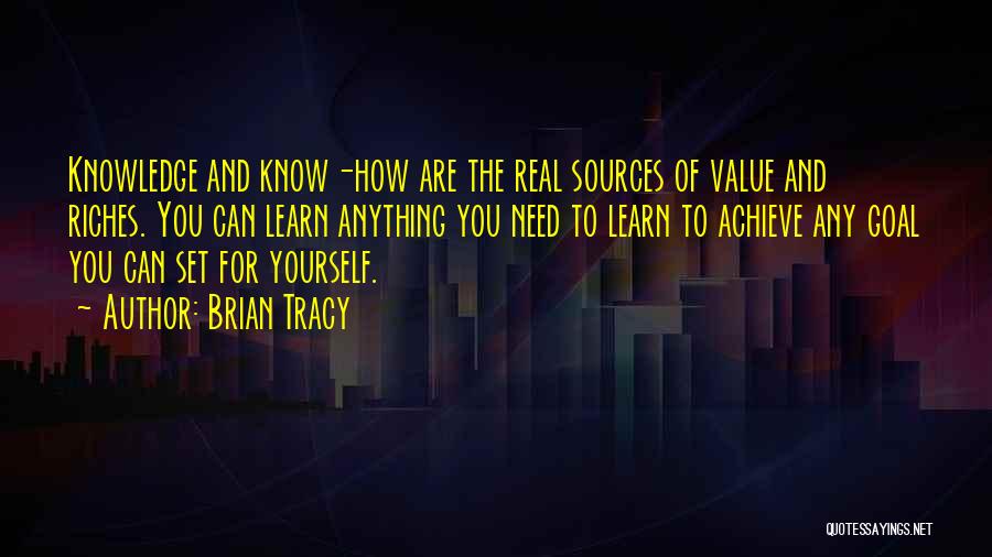 Learn To Value Yourself Quotes By Brian Tracy