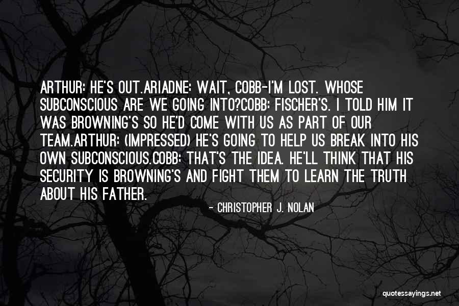 Learn To Wait Quotes By Christopher J. Nolan Learn To Wait Quotes By Christopher J. Nolan