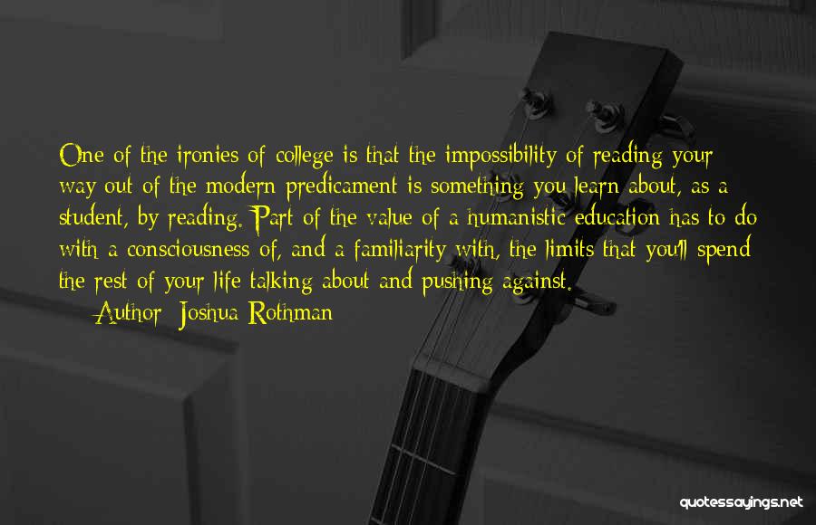 Learn Your Limits Quotes By Joshua Rothman