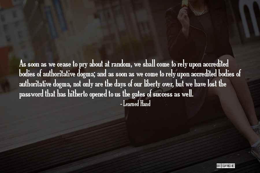 Learned Hand Quotes 786101