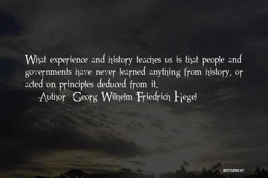 Learned Quotes By Georg Wilhelm Friedrich Hegel