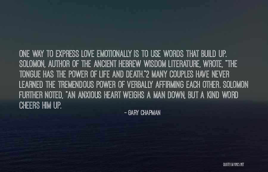 Learned Tongue Quotes By Gary Chapman Learned Tongue Quotes By Gary Chapman