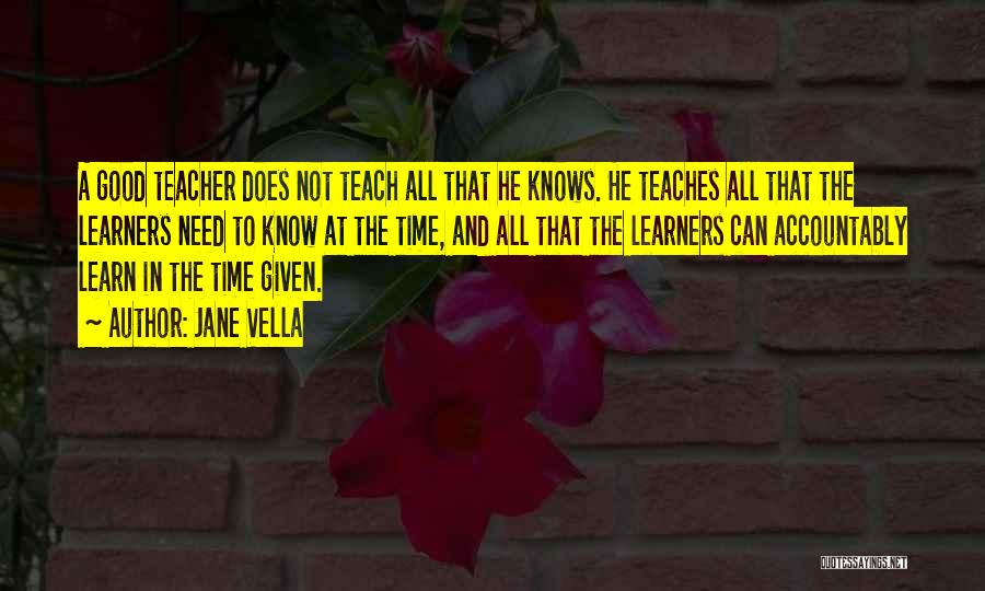 Learners Quotes By Jane Vella