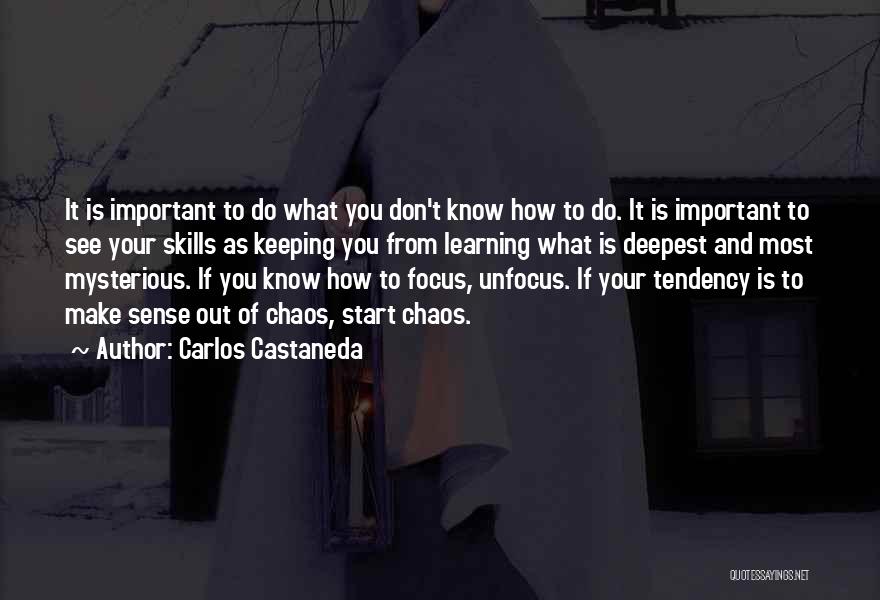 Learning And Creativity Quotes By Carlos Castaneda