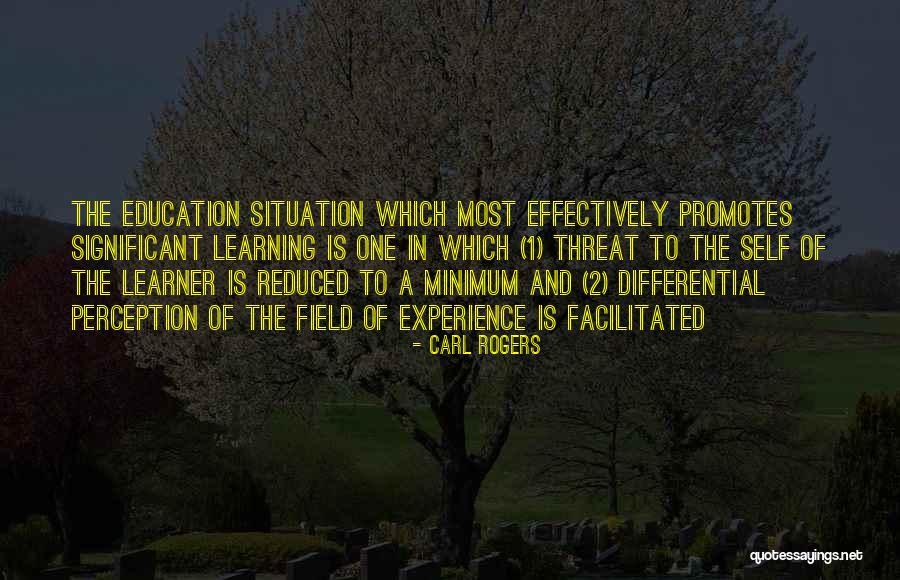 Learning And Education Quotes By Carl Rogers