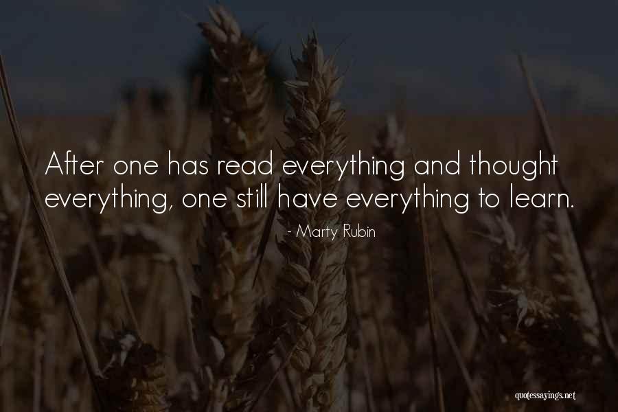 Learning And Knowledge Quotes By Marty Rubin Learning And Knowledge Quotes By Marty Rubin