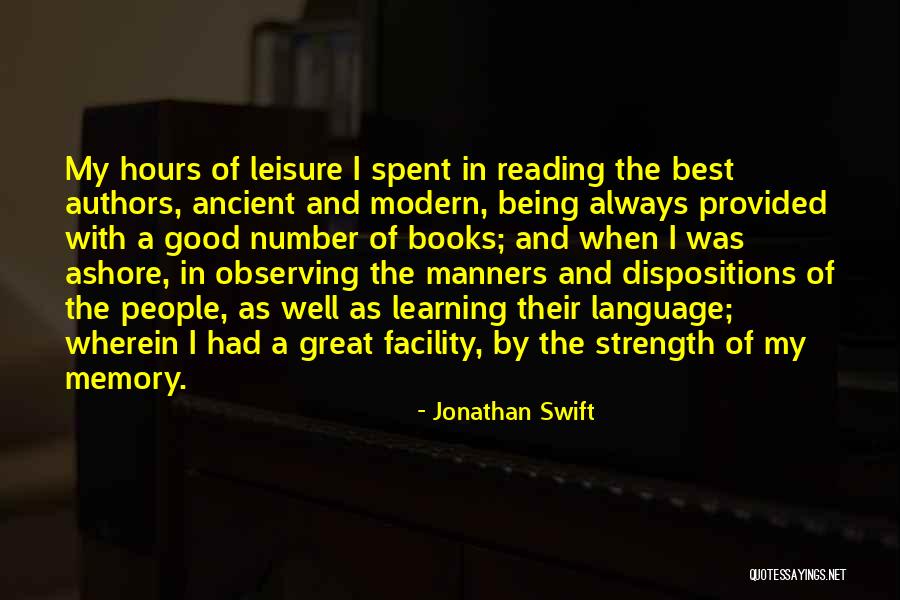 Learning And Memory Quotes By Jonathan Swift Learning And Memory Quotes By Jonathan Swift