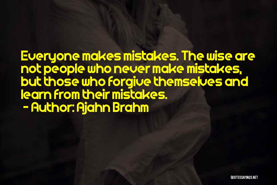 Learning And Mistakes Quotes By Ajahn Brahm