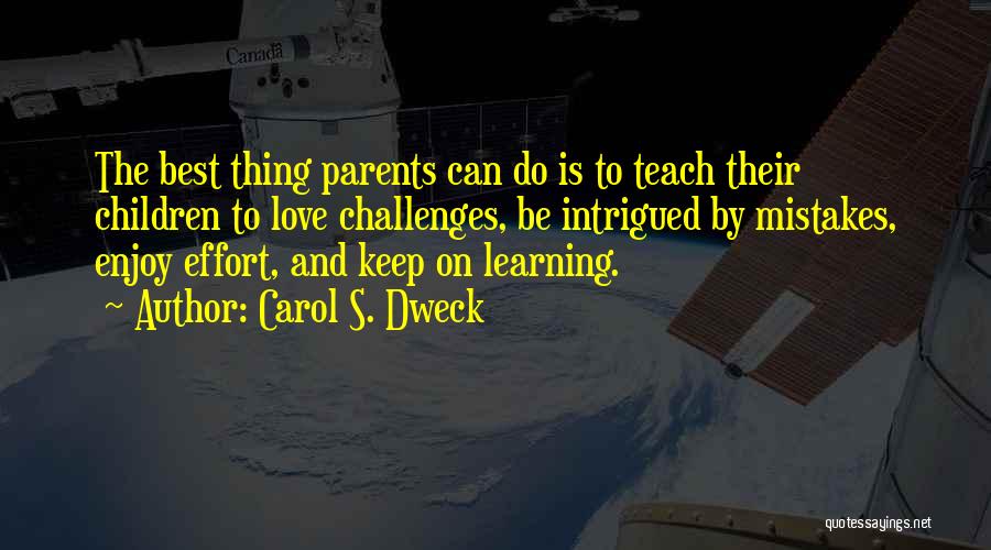 Learning And Mistakes Quotes By Carol S. Dweck