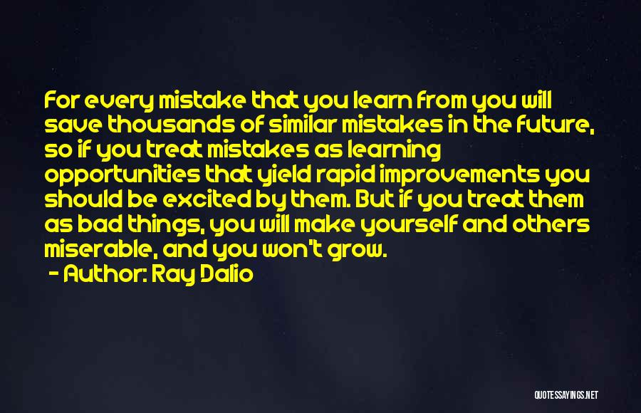 Learning And Mistakes Quotes By Ray Dalio