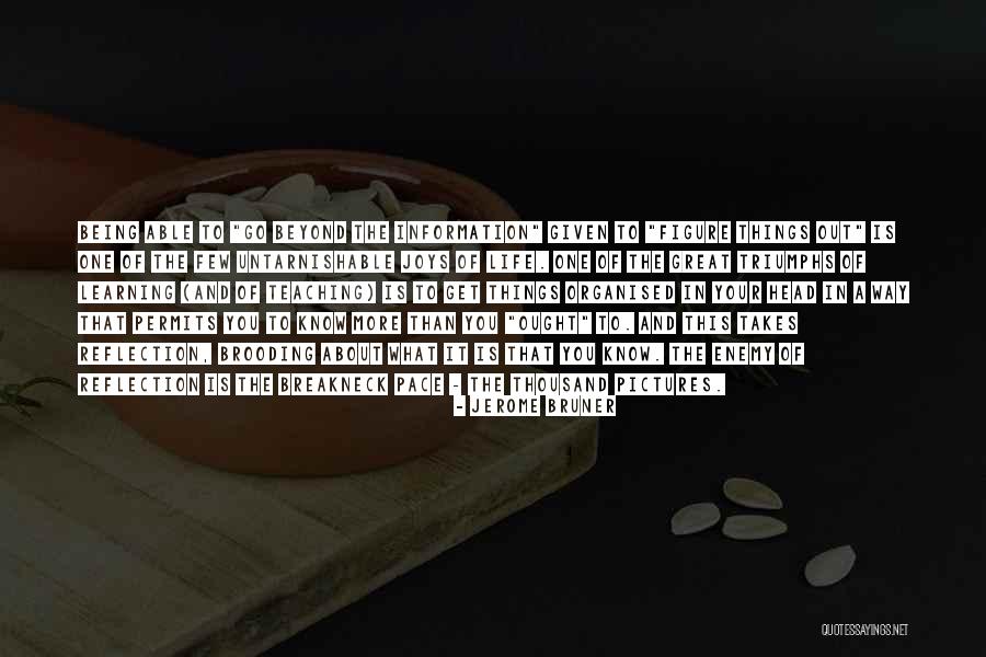 Learning And Reflection Quotes By Jerome Bruner Learning And Reflection Quotes By Jerome Bruner