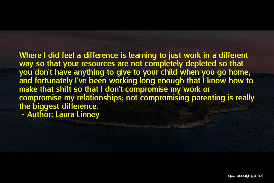 Learning And Relationships Quotes By Laura Linney