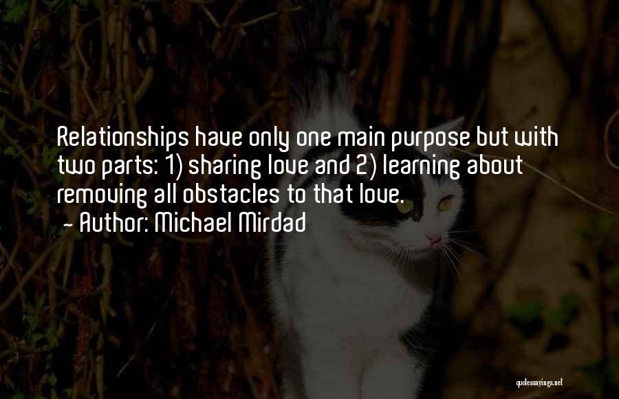 Learning And Relationships Quotes By Michael Mirdad