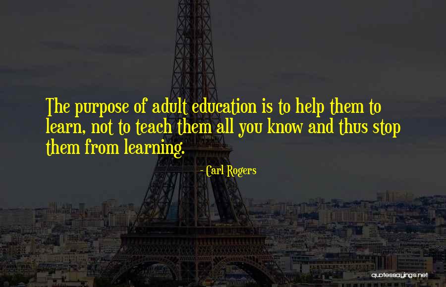 Learning And Teaching Quotes By Carl Rogers Learning And Teaching Quotes By Carl Rogers