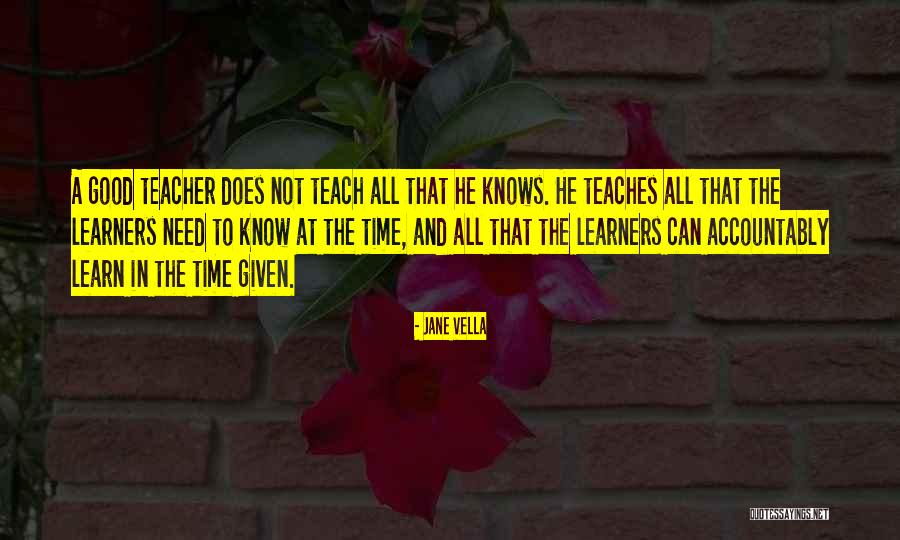 Learning And Teaching Quotes By Jane Vella Learning And Teaching Quotes By Jane Vella