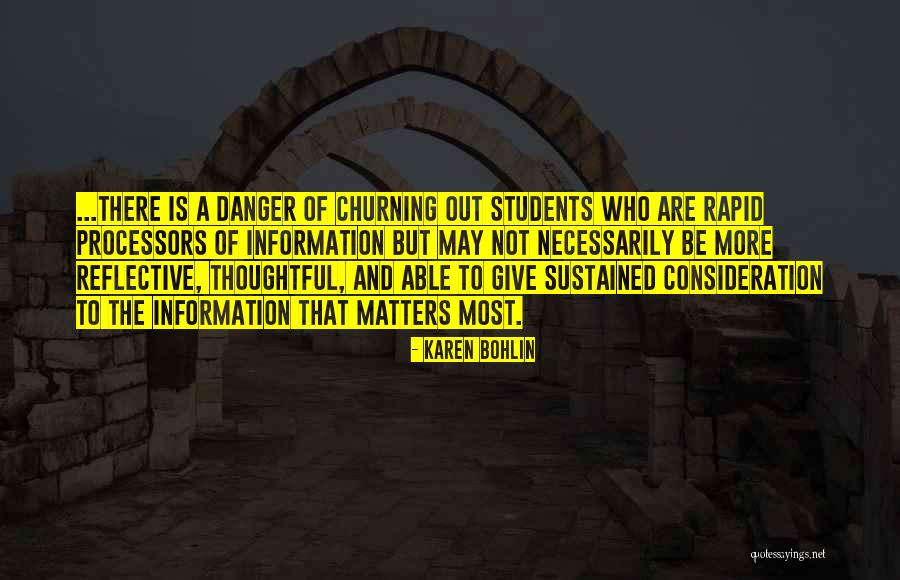 Learning And Teaching Quotes By Karen Bohlin Learning And Teaching Quotes By Karen Bohlin