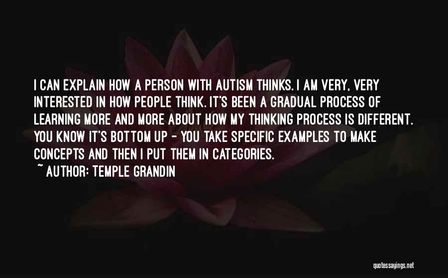 Learning And Thinking Quotes By Temple Grandin