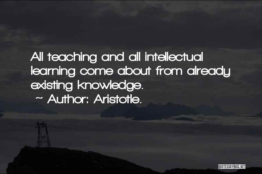 Learning Aristotle Quotes By Aristotle.